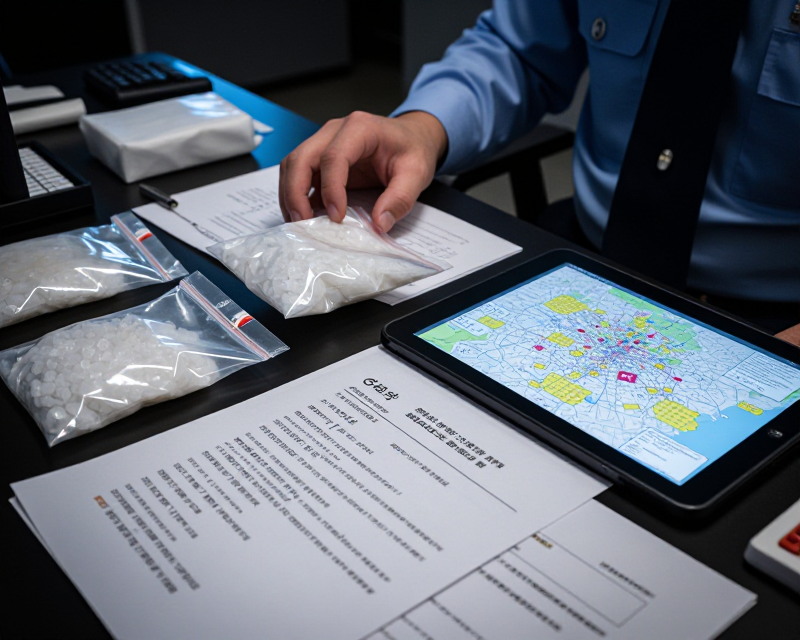 Drug Investigation Scene