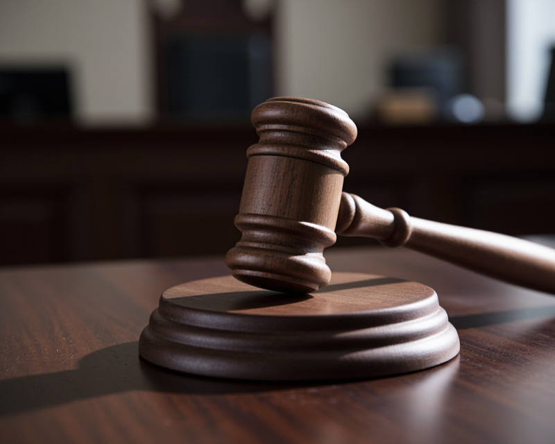 Symbolic Courtroom Gavel