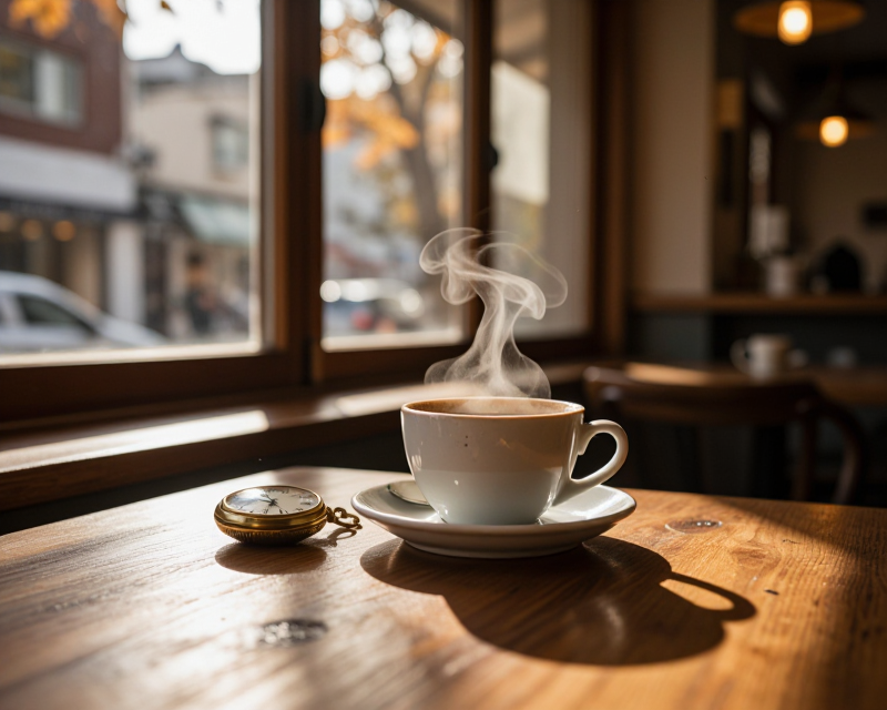 Cinematic Cafe Atmosphere