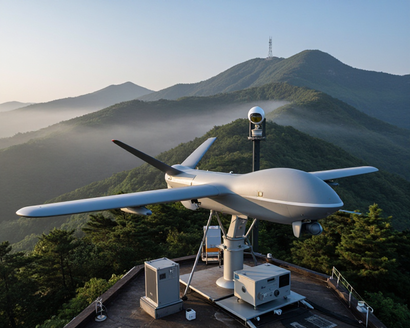 High-tech surveillance outpost in South Korea