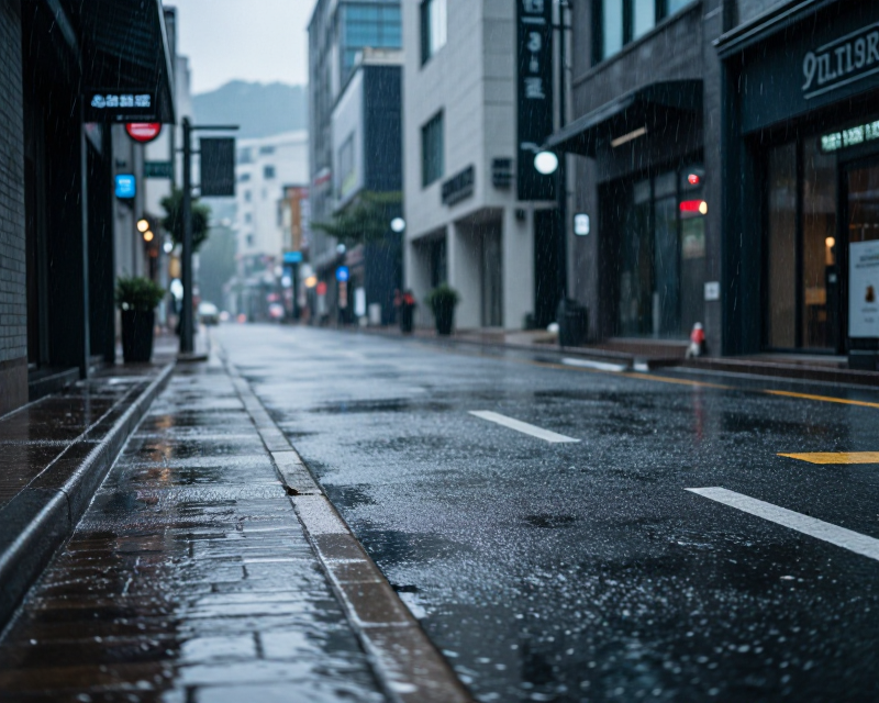 Monsoon Rain in Korea