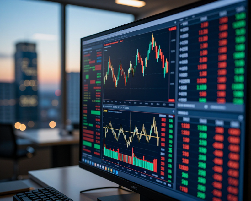 Financial Trading Terminal in Seoul