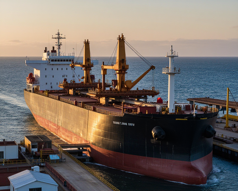 Massive Gas Carrier in South Korean Shipyard
