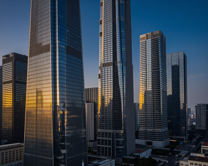 Global Financial Real Estate Concept